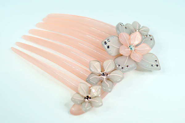 アセチロイド かんざし　花びら取付　修復再生