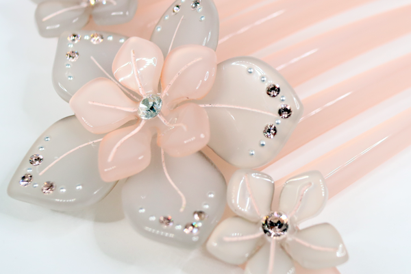 アセチロイド かんざし　花びら取付　修復再生