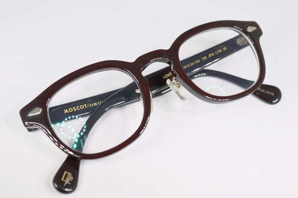 MOSCOT　右テンプル欠損　色合わせ　部分復刻再生