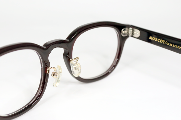 MOSCOT　右テンプル欠損　色合わせ　部分復刻再生