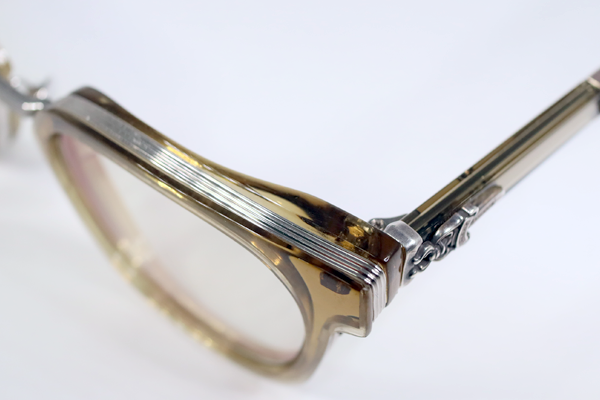 クロムハーツ　左セル輪亀裂　類似生地作製　復刻再生