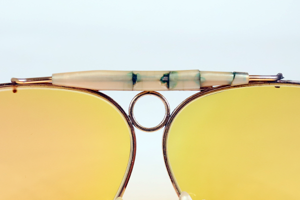 Ray-Ban　シューター　汗止め復刻　塗装　溶接　メッキ　縄手チューブ取付　復刻再生