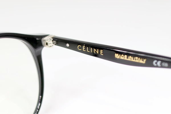 CELINE　左リム切れ　接着剤除去　修復再生